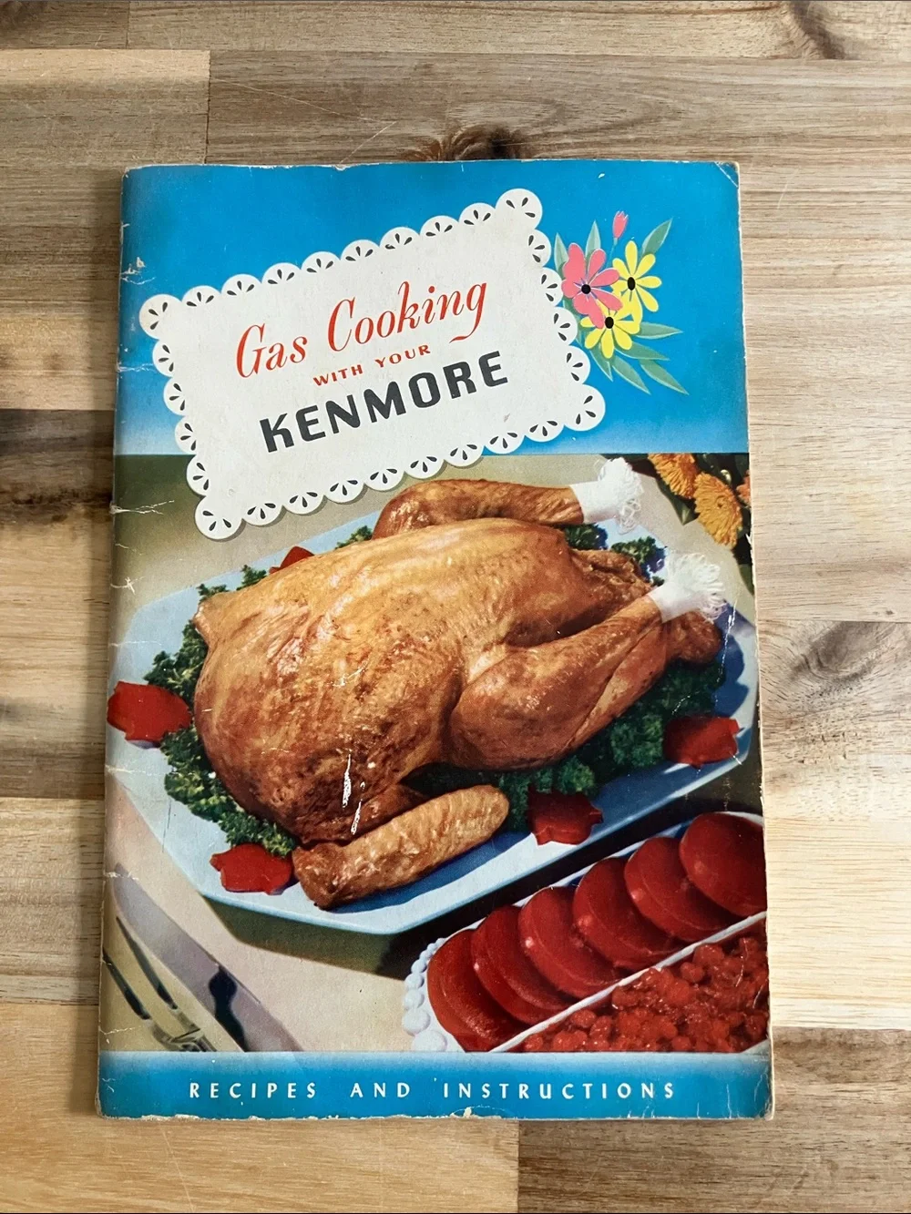 Bundle of Vintage Cookbooks from Manufacturers: Sears, Kenmore, Mirro Aluminum